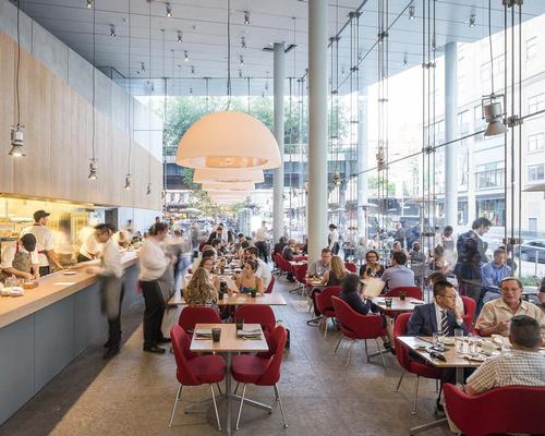 Renzo Piano Building Workshop were joint winners of a James Beard restaurant design award for Untitled at New York’s Whitney Museum / Tim Schenck