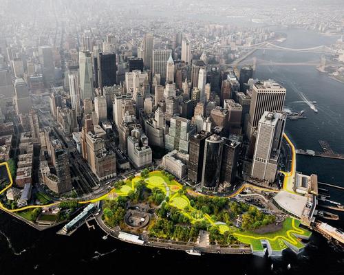Bjarke Ingels' Dryline has received a funding boost from New York mayor Bill de Blasio / BIG/The City of New York