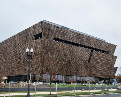 Video shows interiors of David Adjaye's National Museum of African American History and Culture in Washington D.C.