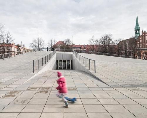 The culture category was won by Polish architects Robert Konieczny KWK Promes for their National Museum and Dialogue Centre in Szczecin / WAF