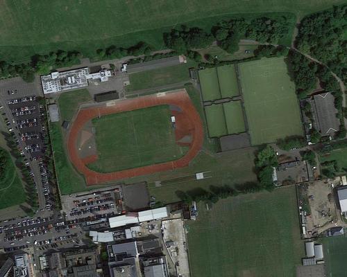 The Championship football club wants to demolish the athletics venue and build a stadium on the site alongside a new adjacent athletics facility / Google Earth