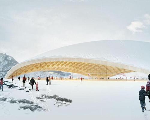 Images released by the local municipality of Sermersooq – which is funding the scheme has part of a wider cultural strategy – show an elegant domed stadium / Municipality of Sermersooq 