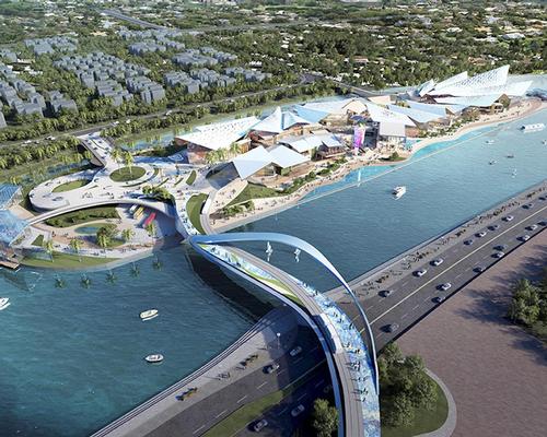 The 32,000sq m (34,400sq ft) project is the second phase of the wider Sanya Eyot leisure resort scheme / Benoy