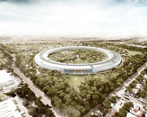 The Foster + Partners-designed complex takes the form of a giant ring, designed to change staff behaviour by putting all staff members under one roof