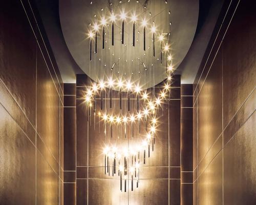 The moon and the stars have inspired the lighting design / Wilson Associates