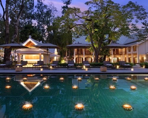 The hotel is built around a leafy courtyard with a 25m (82ft) swimming pool and an old shade-bearing banyan tree with a sacred legacy