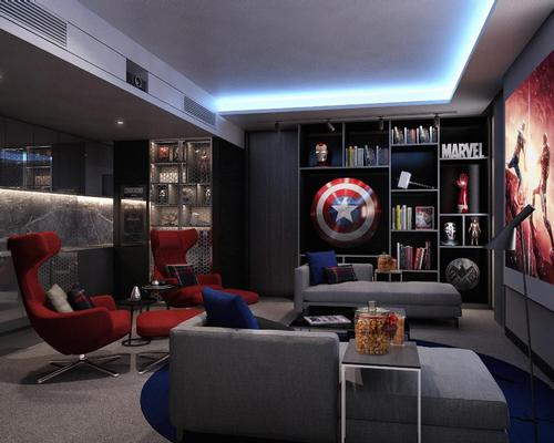 Four suites will have special cinematic themes, including one devoted to Hollywood's superheroes / Majid Al Futtaim