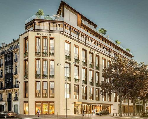 Italian design firm Antonio Citterio Patricia Viel and Parisian architects Valode & Pistre are converting a historic building on Avenue George V for the hotel / Bvlgari