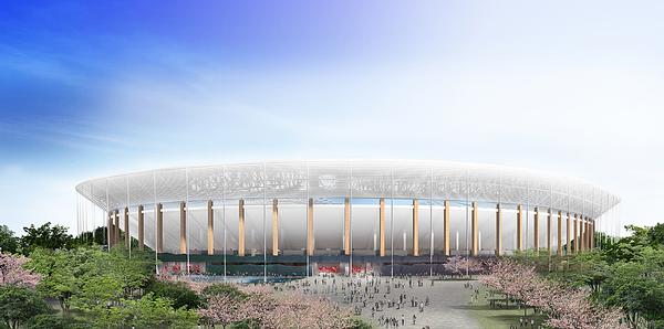 Ito’s proposal for Japan’s New National Stadium 