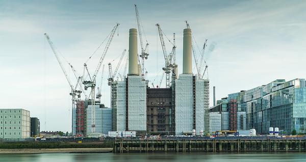 The Battersea Power Station site is currently being redeveloped