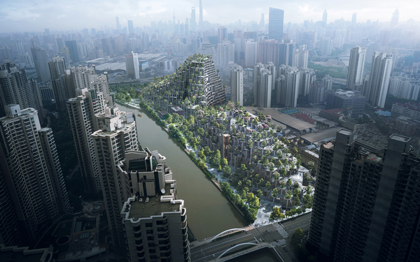 Heatherwick’s 1000 Trees development in Shanghai, China 