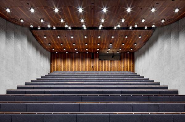 The lecture auditorium