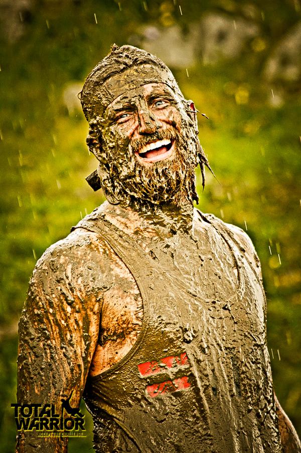 Mud is an essential ingredient of obstacle course racing events