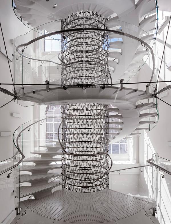 The Miles Stairs at Somerset House. Jiricna designed a modern staircase for the London landmark