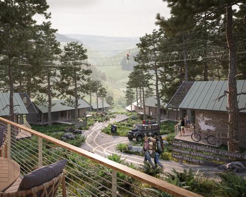The attraction will feature a plethora of leisure and sports facilities, including a survival academy created by British explorer and ex-special forces serviceman Bear Grylls. / Courtesy of Afan Valley Adventure Resort