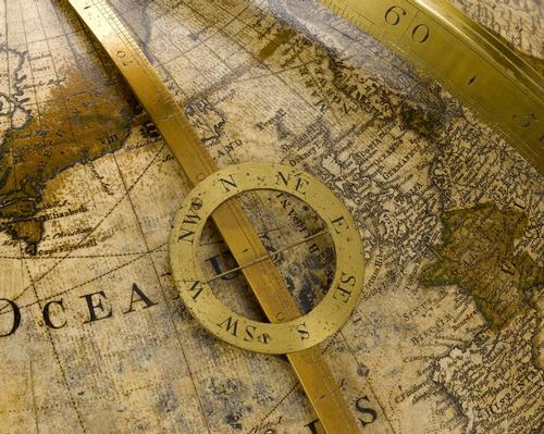 Detail on the Willem Janszoon Blaeu globe from 1599 / Science Museum Group