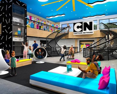 There will be an indoor pool, a games room, a kids play area and a Cartoon Network stor / Cartoon Network
