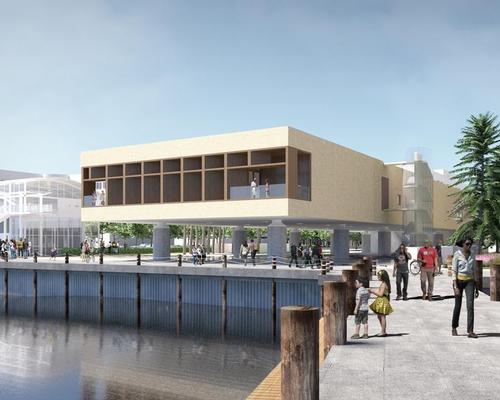 The museum will cover an area of 41,800sq ft (3,900sq m) / Pei Cobb Freed & Partners
